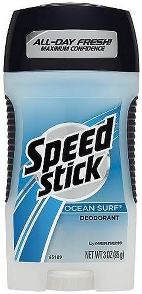 Speed Stick Deodorant, Ocean Surf, 3 Ounce, (Pack of 6)