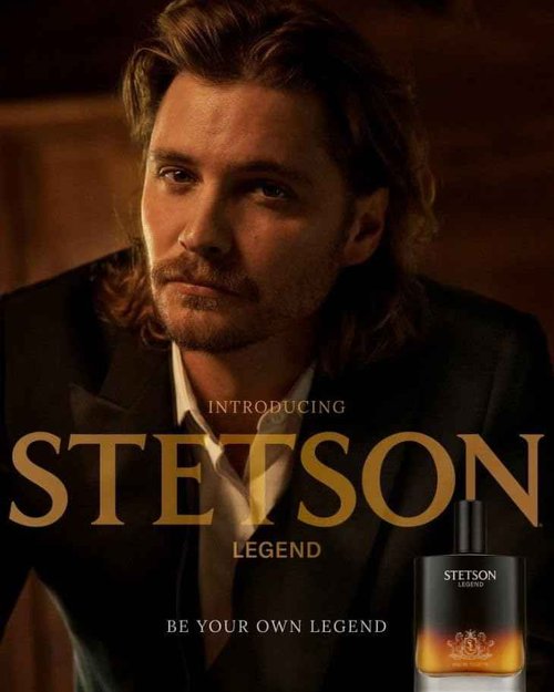 PureScents Stetson Black - Original Cologne for Men - Masculine Woody, Dark and Spicy Scent with Fragrance Notes of Sandalwood, Spices, and Suede - 3.4 Fl Oz