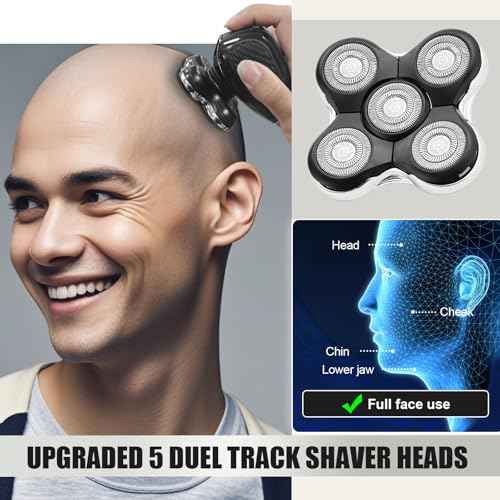XR7000 Balder Pro Replacement Head Compatible with Remington Balder Pro Head Shaver Model XR7000/XR1500/XR1501 (2 Count)