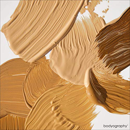 BODYOGRAPHY - NATURAL FINISH Foundation (Light #130): Oil-Free Anti-Aging Salon Natural Finish w/ Vitamin E, C, Antioxidants | Vegan, Gluten-Free, Paraben-Free