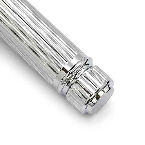 Edwin Jagger DE89LBLAMZ Classic Double Edge Manual Eco-Friendly and Reusable Safety Razor for Men and Women for Shaving Cream or Soap (Lined)