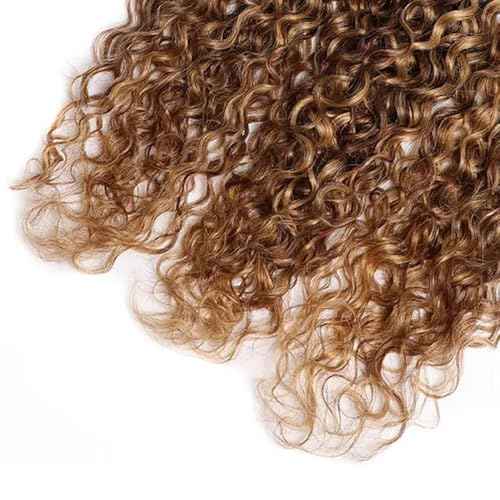 P427 Human Hair Bundle 27 Water Wave Bundles Brown Human Hair Bundles 14 16 18 inch Highlight Water Wave Bundle 300g