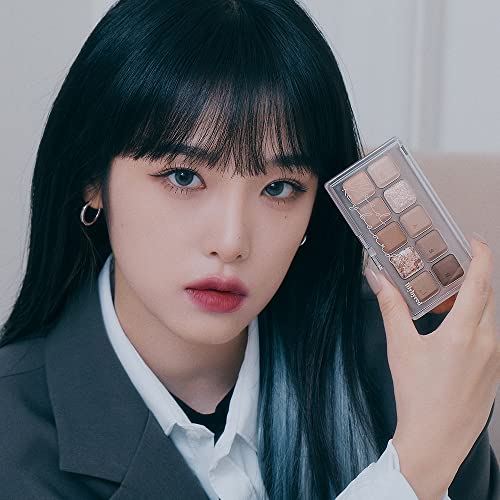 lilybyred Mood keyboard eyeshadow palette | Soft neutral ash color, Long-Wearing, glitter, Clear watercolor | Palette With Easy Color Matching For All | K-beauty (03#Ash Beige)