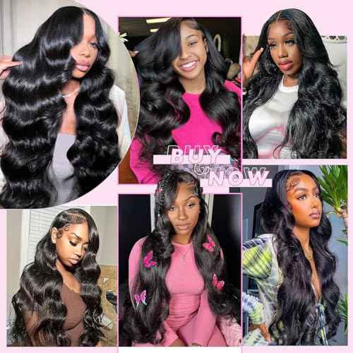 Human Hair Bundles Body Wave 20 22 24 Inch 100% Unprocessed Brazilian Virgin Hair 12A Double Weft Quick Weave Bundles Human Hair Extensions Natural Color