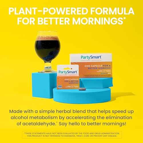 Himalaya PartySmart, 10 Individual Capsules - Alcohol Breakdown Liver Support for a Better Morning After Drinking - Plant Based, Vegan, Non-GMO, Gluten Free, Clinically Studied (Pack of 3)