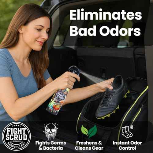 Deodorizing Spray ? Refreshing Body & Gear Spray for Wrestlers, MMA, Jiu-Jitsu & Athletes ? 8oz Bottle (Sandalwood + Bourbon)