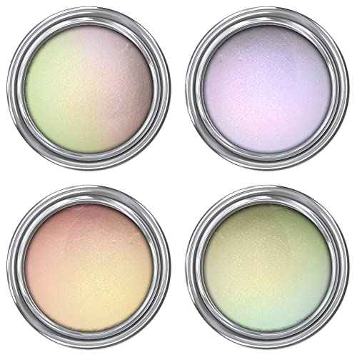 Concrete Minerals White MultiChrome Eyeshadow, Intense Color Shifting, Longer-Lasting With No Creasing, 100% Vegan and Cruelty Free, Handmade in USA, 6 Grams Loose Mineral Powder (Pixie Dust)