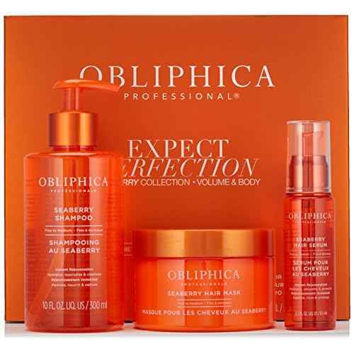 Obliphica Expect Perfection Volume & Body Seaberry Collection Set - Elevate Your Haircare Experience with Luxurious Volumizing and Bodifying Formulas for Beautifully Enhanced Hair