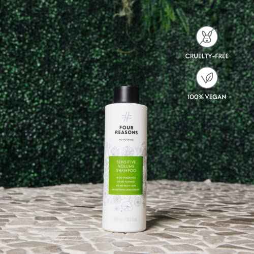 No nothing Sensitive Volumizing Shampoo - Fragrance Free - Hypoallergenic, Vegan, Paraben Free - Unscented Volume Shampoo for Sensitive Scalp and Skin ? 10.15 oz