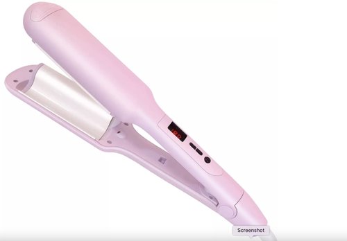 Deep Hair Waver, Crimper for Curling Hair, Ceramic Heating Rod, Tames Frizzy Hair