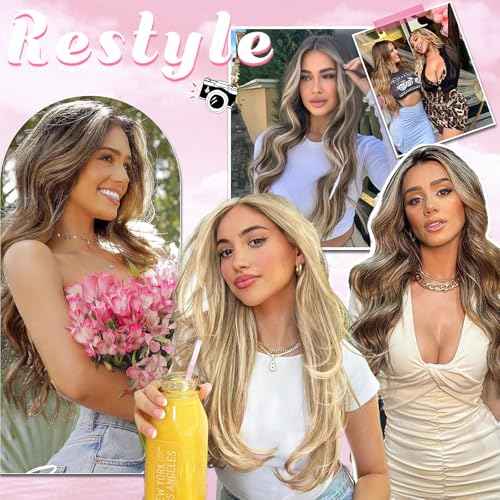 Clip in Hair Extensions Real Human Hair, Seamless Clip ins Real Human Hair for Women, Remy Human Hair Clip in Extensions, Double Weft 8pcs 16 inch Balayage Dark Brown to Chestnut Brown