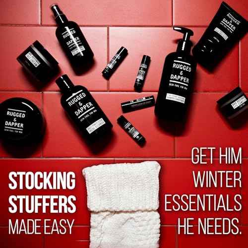 RUGGED & DAPPER Daily Duo Skincare Set for Men | Includes Age + Damage Defense Moisturizer & Daily Power Scrub Face Wash