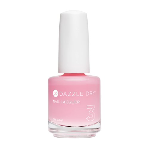Dazzle Dry Nail Lacquer (Step 3) - Pinkies Up - A pale, barely-there pink with cool undertones. Sheer cream. (0.5 fl oz)