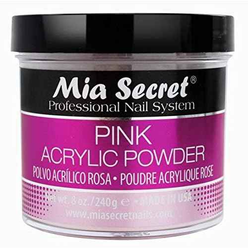 MIA SECRET Acrylic Powder 2pc Set - Clear + Pink 8 oz