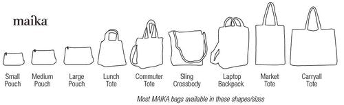 MAIKA Recycled Canvas Market Tote Bag, Waxed Ash