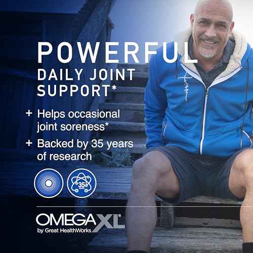 OmegaXL Joint Support Supplement - Natural Muscle Support, Green Lipped Mussel Oil, Soft Gel Pills, Drug-Free, 60 Count + HeartXL 30 Count, High Potency Omega-7 Blend