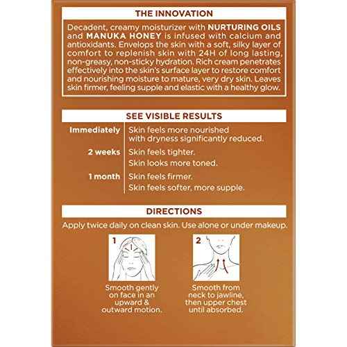 L'Oreal Paris Skincare Age Perfect Hydra-Nutrition Anti-Aging Day Cream with Manuka Honey Extract, 1.7 Ounce