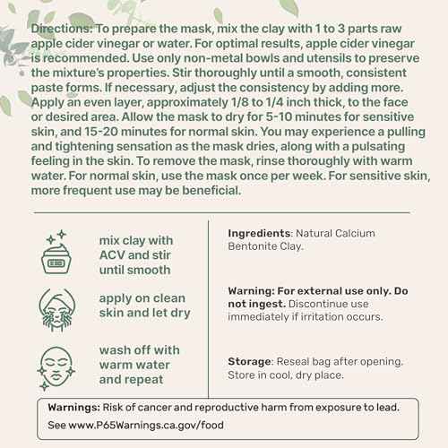 Micro Ingredients Natural Calcium Bentonite Clay Powder, 2lbs | Pure Indian Healing Clay for Body Detox & Deep Pore Cleanser | Great for Skin Care + Body & Face Mask | Gentle Absorption