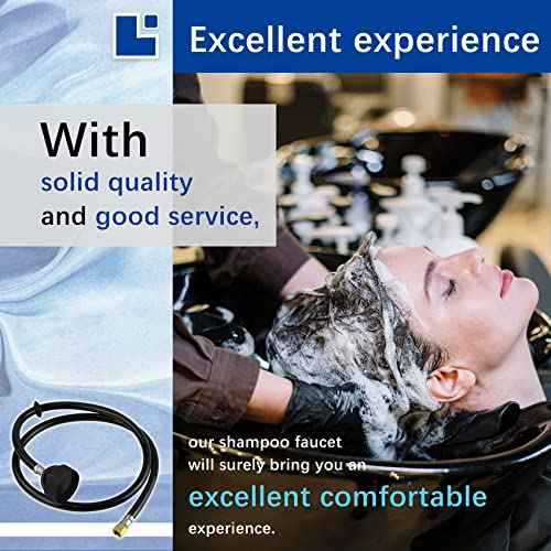 Salon Shampoo Bowl Faucet Vacuum Breaker Kit, Salon Shampoo Bowl Salon Sink Faucet & Vacuum Breaker with Sprayer and Hose for Shampoo Bed,Hair Salon Sink Faucet Sprayer Hose Set
