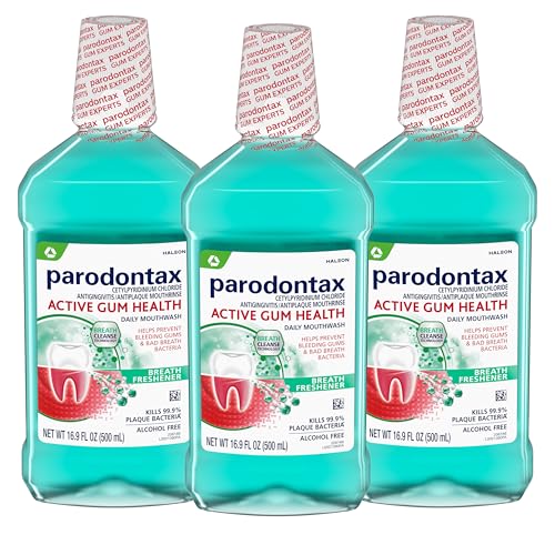 Parodontax Active Gum Health Breath Freshener Mouthwash, 3 x 16.9 fl oz