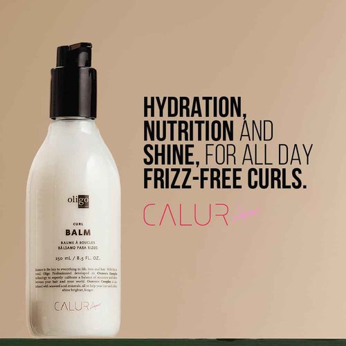 Oligo Professionnel - Calura Curl Balm - Defining Cream for wavy and curly hair - Curl enhancer - Sulfate & Paraben free - Control frizz with conditioning ingredients - 8.5oz