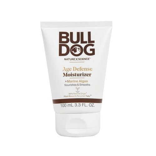 BULLDOG Men's Skincare Face Moisturizer Age Defense 3.3oz and Original Shave Gel 5.9oz