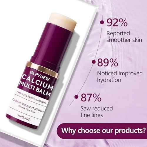 Cemenrete Calcium Multi Balm, Korean Collagen Moisturing Stick,Calcium Volume Multi Balm, Wrinkle Core Stick, cemenrete calcium multi balm anti-aging, sagging, wrinkles (Pack of 2)