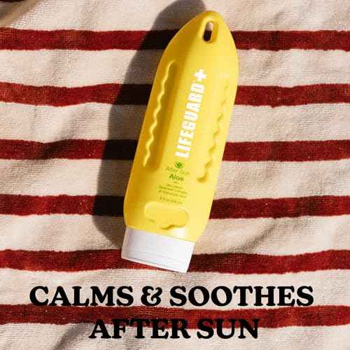 LIFEGUARD After Sun Aloe Gel - Cooling and Soothing Aloe Gel for After Sun Care and Sunburn Relief, Instant Hydration and Moisturizer, Lightweight Texture - 8 fl. oz.