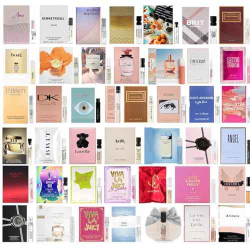 Perfume High End Designer Fragrance Sampler Set for Women - (Pack of 5 Sample Vials)