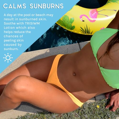 TRISWIM Swim Lotion 32oz | Neutralizes Chlorine, Bromine & Saltwater Odors | Hydrates, Restores & Nourishes Dry Skin | Aloe Vera, Shea Butter & Coconut Oil | Zen Grapefruit Scent