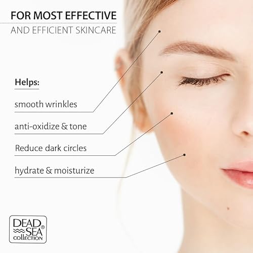 Dead Sea Collection Night Cream for Face with Vitamin C, Dead Sea Minerals, and Vitamin E ? Anti Aging Nourishing Skin Care Moisturizer to Reduce Wrinkles (1.69 fl. oz)
