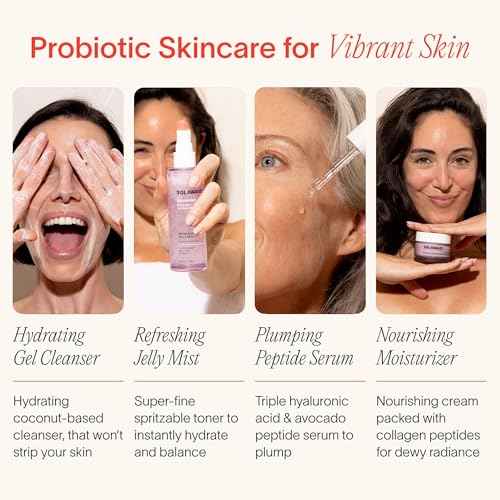 Solawave Probiotic Korean Cloud Cream Moisturizer with Peptides & Hyaluronic Acid | Solabiome Prebiotic Barrier Boosting Complex ? Skincare for Aging & Dryness, 1.7 Oz.