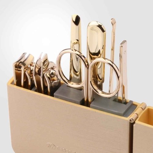 World No. 1. Three Seven (777) Travel Manicure Grooming Kit Nail Clipper Set (7 PCs, TS-4112G), MADE IN KOREA, SINCE 1975.