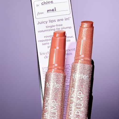 tarte maracuja juicy lip plump ? Hydrating & Volumizing Lip Plumper Gloss Balm with Nourishing Hyaluronic Acid & Vitamin E, Plumps & Moisturizes, Vegan & Cruelty-Free