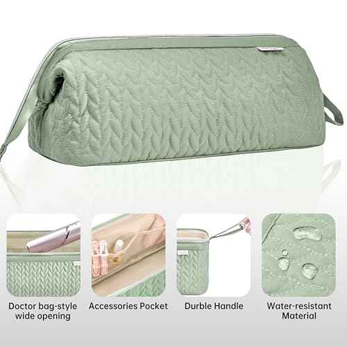 Shark Flex Style Case for Airwrap Hair Dryer Brush Revlon Hair Tools Travel Bag Carrying Case Flat Curling Iron Organizer (Sage Green)