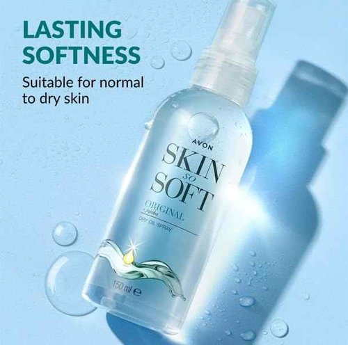 AVON SKIN SO SOFT Original Dry Oil Spray 5 Fl.oz (Double Pack)