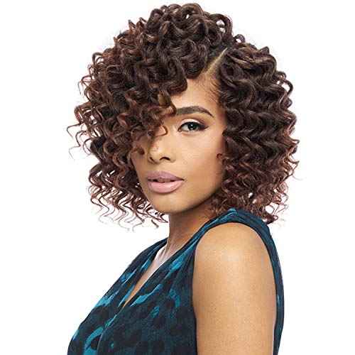 MULTI PACK DEALS! Harlem125 Synthetic Hair Braids Kima Braid Ripple Deep 8" (4-PACK, 1B)