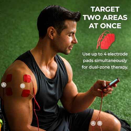 TENS 7000 Sport Recovery Muscle Stimulator - Dual-Channel TENS + EMS + Massage Machine with 42 Built-in Programs, 20 Intensity Levels & USB-C Rechargeable, for Muscle Pain Relief & Athletic Recovery