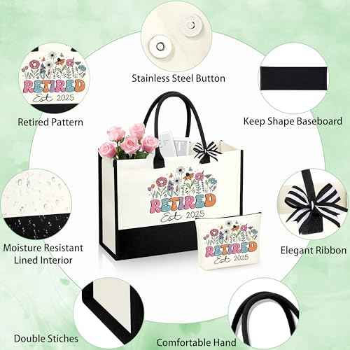 Retirement Gift for Woman, 2025 Cool Retired Gifts for Teacher Nurse Boss Coworker Best Friend, Unique Retirement Gifts for Women, Retired Gift Ideas Christmas Gifts