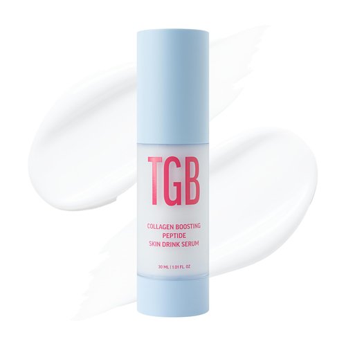 The Good Blends Collagen-Boosting Peptide Skin Drink Serum 1.01 fl oz | Korean Face Serum with Penta Peptides & Hyaluronic Acid | Hydrating, Plumping & Firming