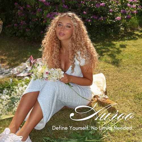 27/613 Highlighted Multi-Blonde Bundles Human Hair Water Wave, 13A Grade Ombre Blonde Human Hair Wet n Wavy Curly 3 Bundles 100% Raw Brazilian Silky Colored Hair Weaves Extension 10/12/14 Inch