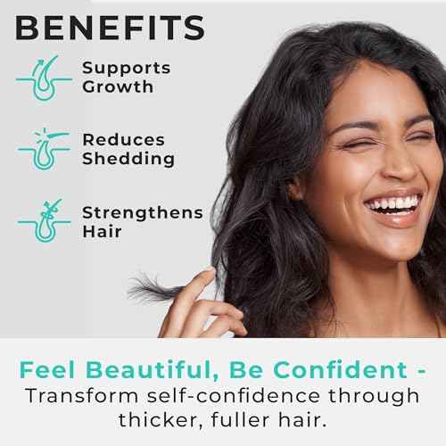 Hair Plus MD Hair Growth Supplement, 120 Capsules ? Supports Hair Growth & Density ? Dermatologist-Developed with Collagen & Vitamins ? Gluten-Free, Toxin-Free, Non-GMO ? 1 Month Supply