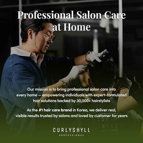 CURLYSHYLL Revitalizing Salt Scrub Shampoo | Exfoliating & Clarifying Scalp Treatment | Dual Salt Formula | Scalp Care for Thinning Hair | 300ml