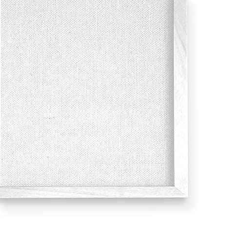 Stupell Industries La Toilette Aqua and Brown Scallop Shell Crest, Design by Bonnie Wrublesky White Framed Wall Art, 24 x 30