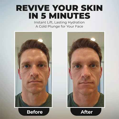 MOTTO Men's Face Moisturizer: Affordable Luxury for Refreshed Skin. ICE COLD Hydrating Cream, Lightweight & Non-Greasy for Daily Use. Soothes & Cools Instantly.