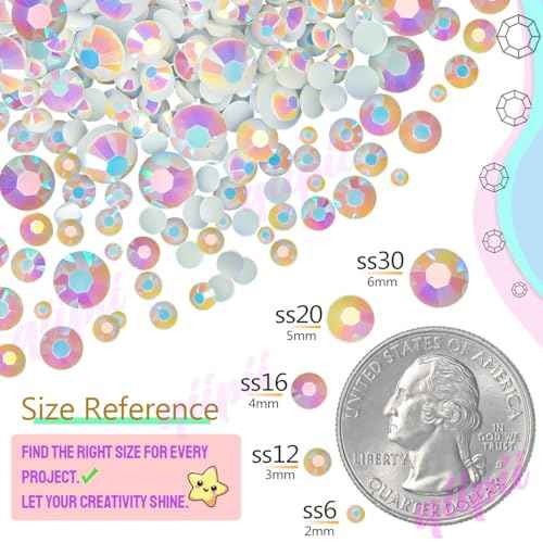 24 Color 3mm Jelly Resin Rhinestones for Bedazzling Crafting Flatback Stones Bedazzler Kit Colorful Gems Diamonds Charms for Nails Eyes Face Makeup Tumblers Bottles DIY Crafts Shoes Phones