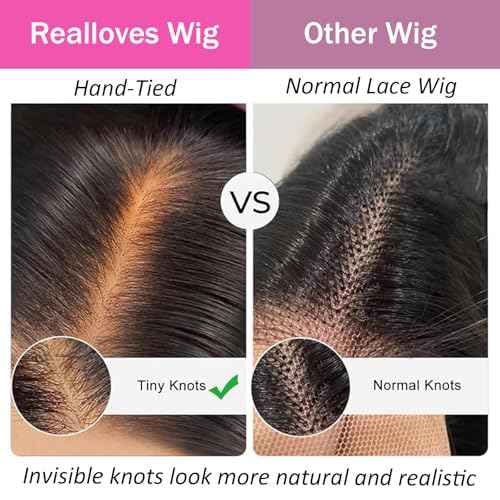 28 Inch Deep Wave Human Hair Lace Front Wig for Women 13x4 HD Transparent Lace Frontal, 180% Density Glueless, Pre - Plucked with Baby Hair in Natural Color