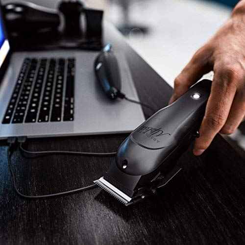 StyleCraft Absolute Alpha Professional Modular Cordless Hair Clipper, 3 Modular Lids, Black Diamond Carbon Faper Blade, USB, Charging Stand