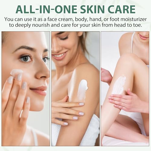 Beef Tallow for Skin, 4.2oz Tallow and Honey Balm, Face Moisturizer and Nourishes Body, Grass Fed Whipped Beef Honey Cream Reduces Irritation Skin and Sensitivity