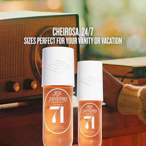 SOL DE JANEIRO Cheirosa Hair & Body Fragrance Mist Full Size and Travel Size Set - Home and Away Bundle - 8.1 & 3 fl oz Duo - Amazon Exclusive